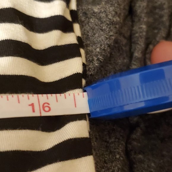 #282 INC White/Black Striped Off Shoulder M - Picture 5 of 5